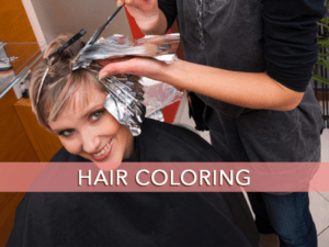 hair coloring services